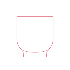 Objects Plant Pots Ikea Dromsk Plant Pot Small Line Art Illustration Svg, Free Vectors File